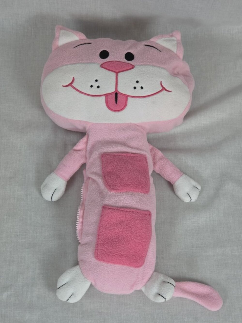 Seat Pets Pink Cat Plush Seatbelt Travel Pillow Kids Travel Buddy Travel Toy